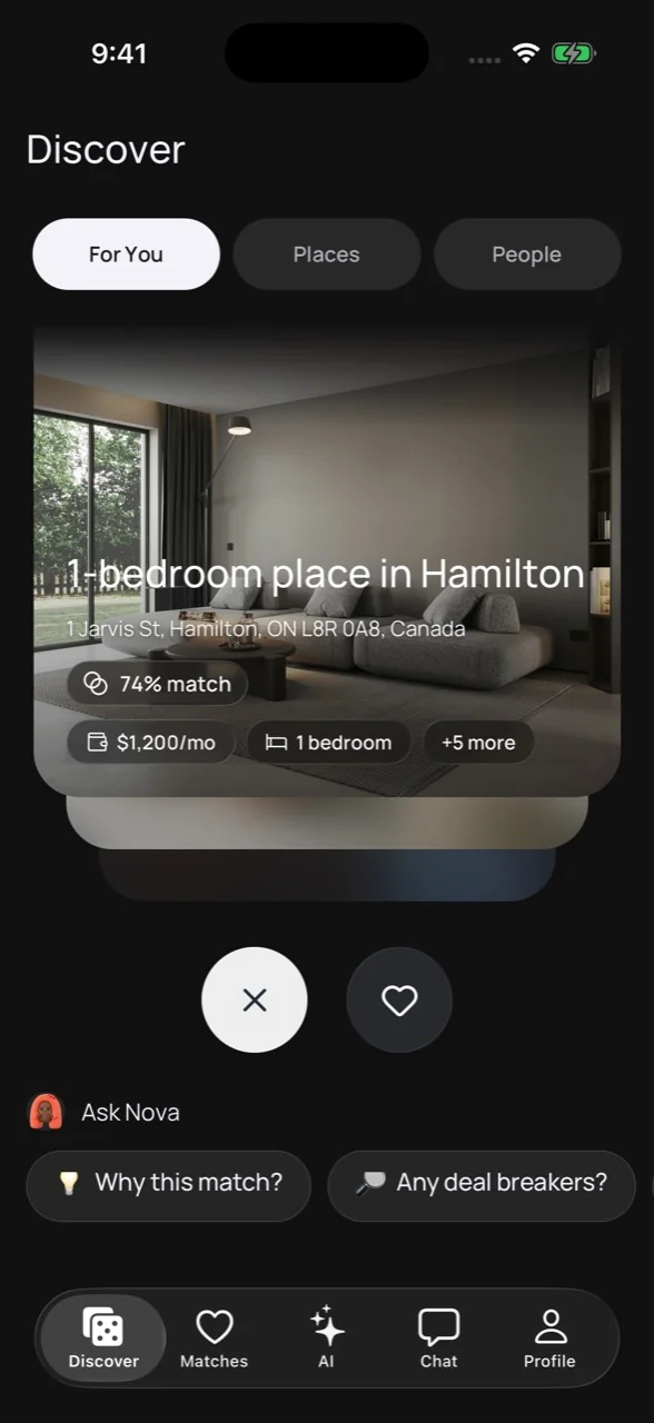Discover a place to call home